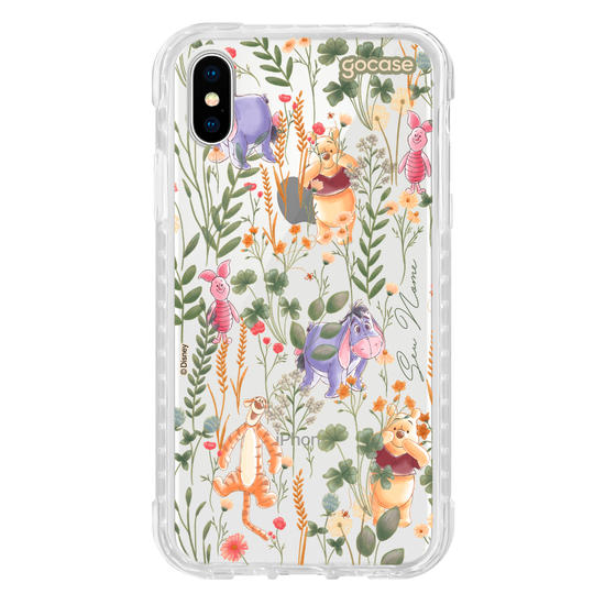 Capinha para celular Ursinho Pooh - Jardim Encantado do Pooh