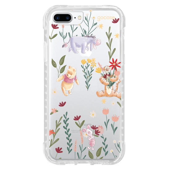 Capinha para celular  Turma do Pooh - Hundred Acre Bloom
