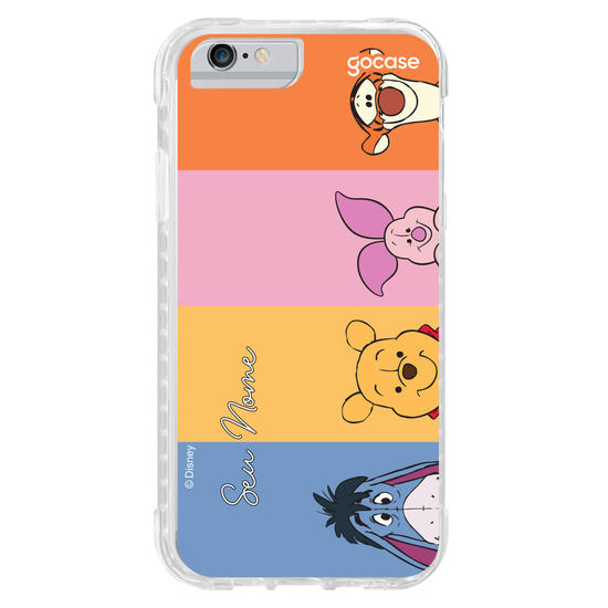 Capinha para celular Ursinho Pooh - Paleta