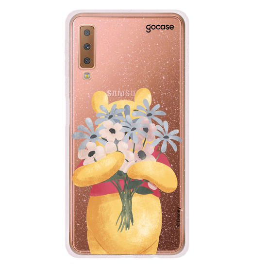Ursinho Pooh - Pooh com Buquê de Flores