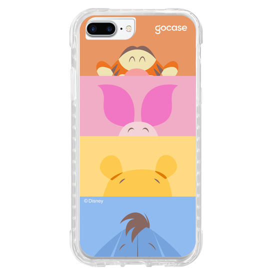 Capinha para celular Ursinho Pooh - Paleta de Cores Cute