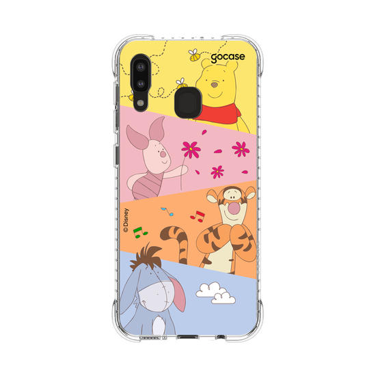 Capinha para celular Ursinho Pooh - Paleta Cute Diagonal