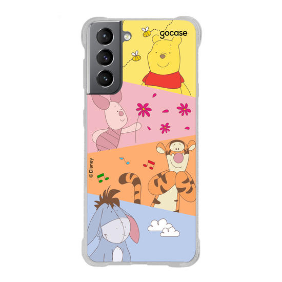 Capinha para celular Ursinho Pooh - Paleta Cute Diagonal