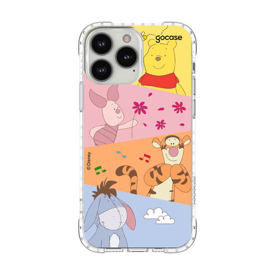 Capinha para celular Ursinho Pooh - Paleta Cute Diagonal
