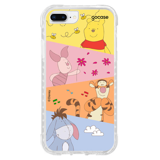 Capinha para celular Ursinho Pooh - Paleta Cute Diagonal