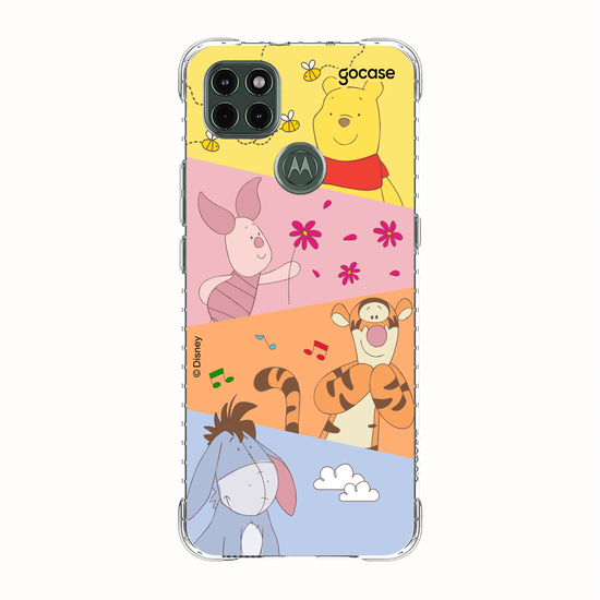 Capinha para celular Ursinho Pooh - Paleta Cute Diagonal
