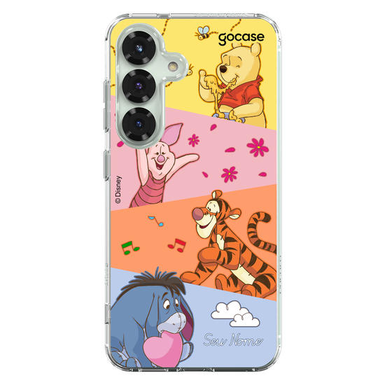 Ursinho Pooh - Paleta de Cores Diagonal