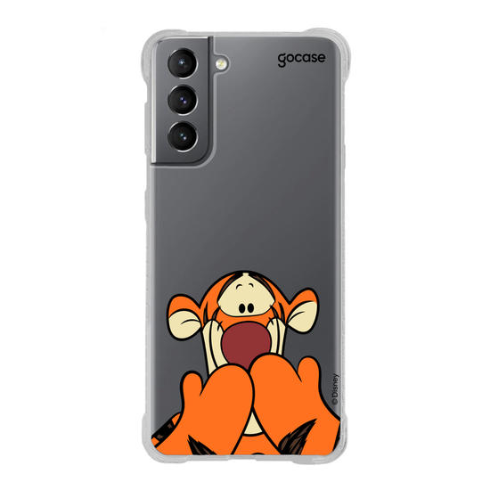 Capinha para celular Ursinho Pooh - Rostinho do Tigrão
