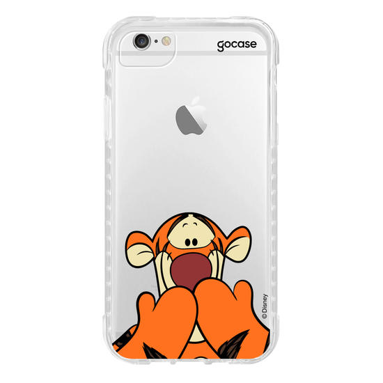 Capinha para celular Ursinho Pooh - Rostinho do Tigrão