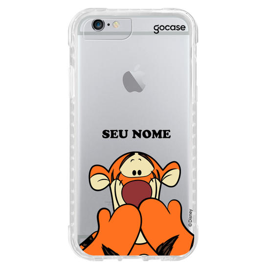 Capinha para celular Ursinho Pooh - Rostinho do Tigrão