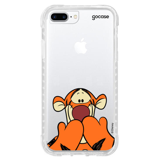 Capinha para celular Ursinho Pooh - Rostinho do Tigrão