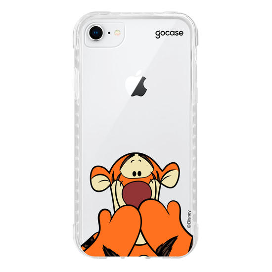 Capinha para celular Ursinho Pooh - Rostinho do Tigrão