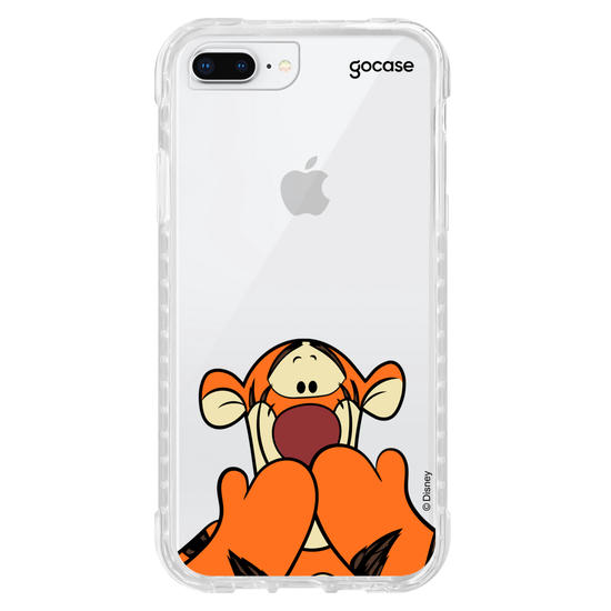 Capinha para celular Ursinho Pooh - Rostinho do Tigrão