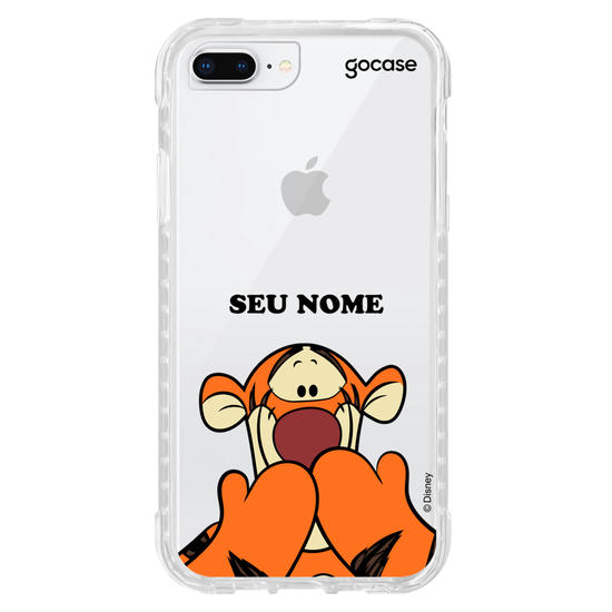 Capinha para celular Ursinho Pooh - Rostinho do Tigrão