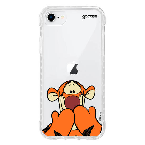 Capinha para celular Ursinho Pooh - Rostinho do Tigrão