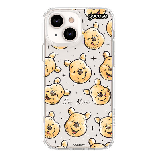Capinha para celular Ursinho Pooh - Cabeças Doces do Pooh