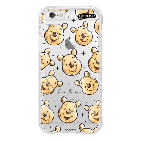 Capinha para celular Ursinho Pooh - Cabeças Doces do Pooh