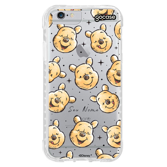 Capinha para celular Ursinho Pooh - Cabeças Doces do Pooh