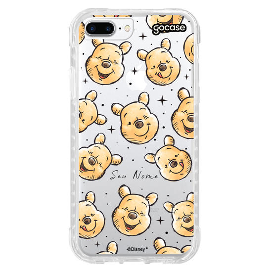 Capinha para celular Ursinho Pooh - Cabeças Doces do Pooh
