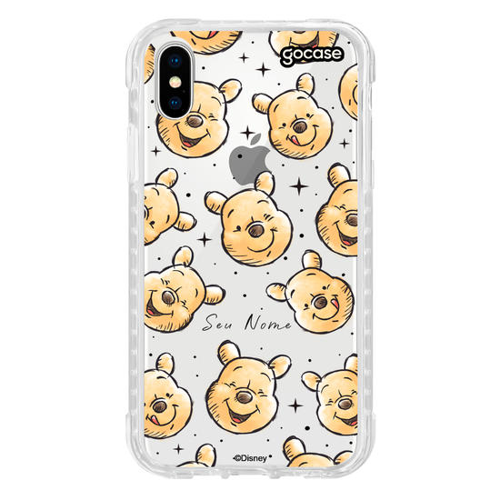 Capinha para celular Ursinho Pooh - Cabeças Doces do Pooh