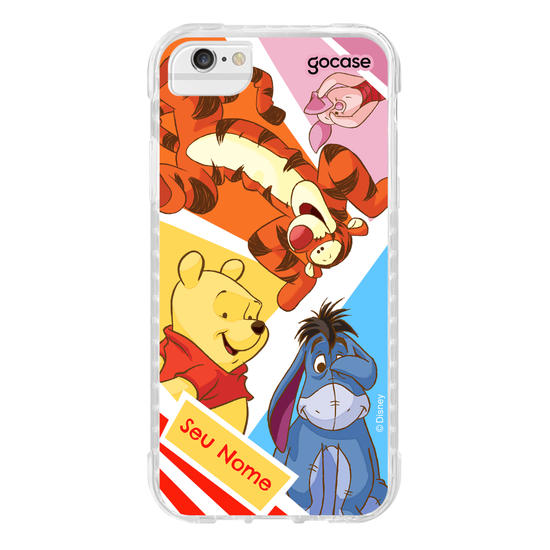 Capinha para celular Ursinho Pooh - Mix de Cores