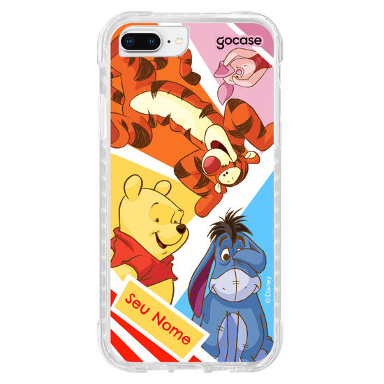 Capinha para celular Ursinho Pooh - Mix de Cores