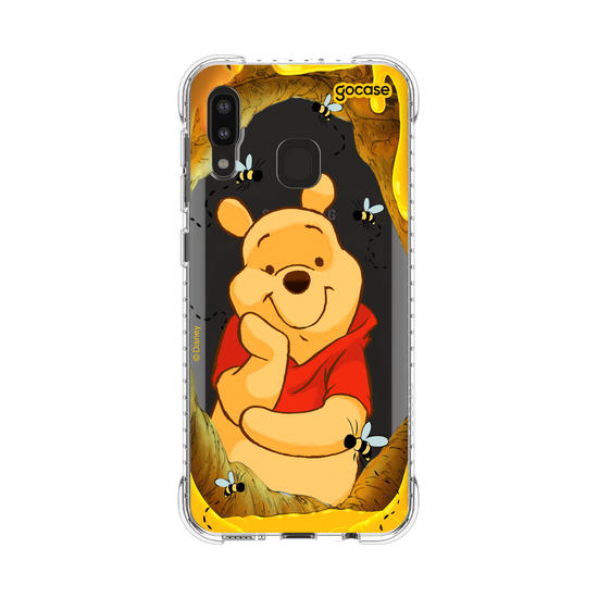 Capinha para celular Ursinho Pooh - Mel e Abelhinhas