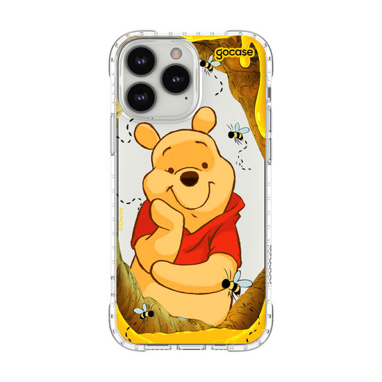 Capinha para celular Ursinho Pooh - Mel e Abelhinhas