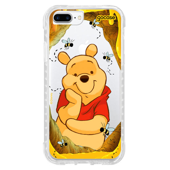 Capinha para celular Ursinho Pooh - Mel e Abelhinhas