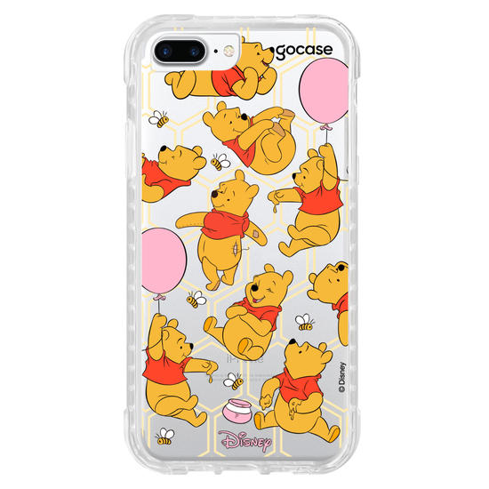 Capinha para celular Ursinho Pooh - Meigo Pooh Mix