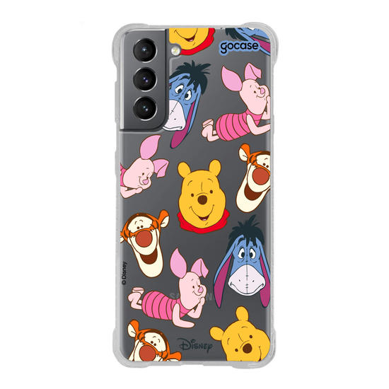 Capinha para celular Ursinho Pooh - Rostinhos Amigáveis