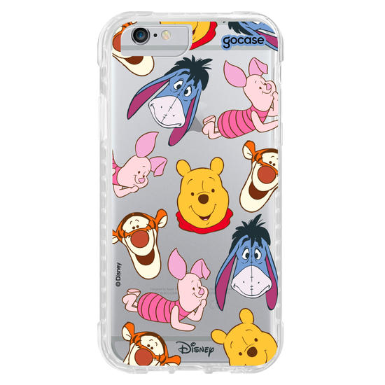 Capinha para celular Ursinho Pooh - Rostinhos Amigáveis