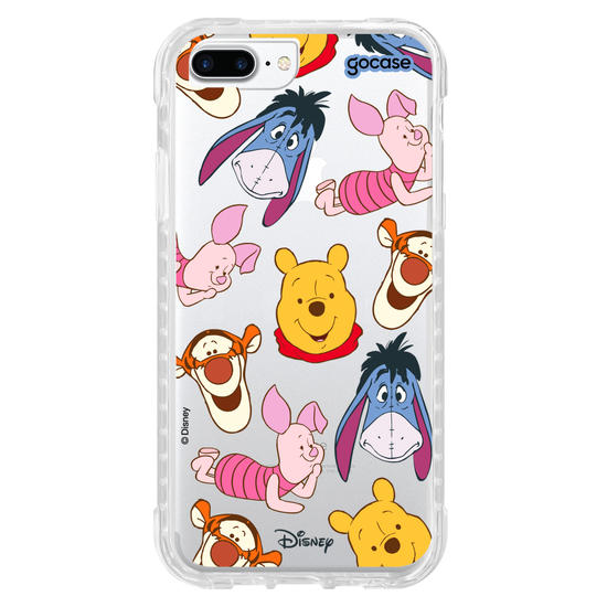 Capinha para celular Ursinho Pooh - Rostinhos Amigáveis