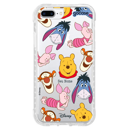 Capinha para celular Ursinho Pooh - Rostinhos Amigáveis