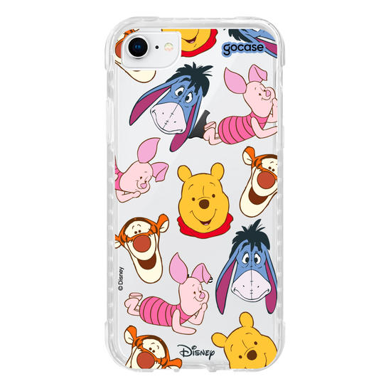 Capinha para celular Ursinho Pooh - Rostinhos Amigáveis