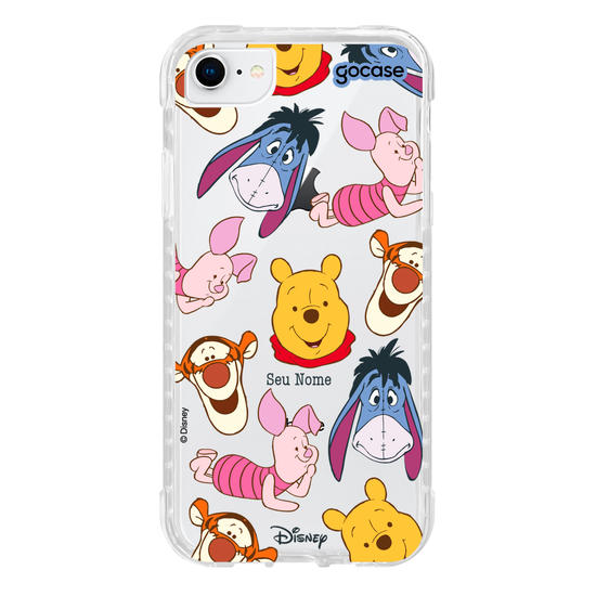 Capinha para celular Ursinho Pooh - Rostinhos Amigáveis