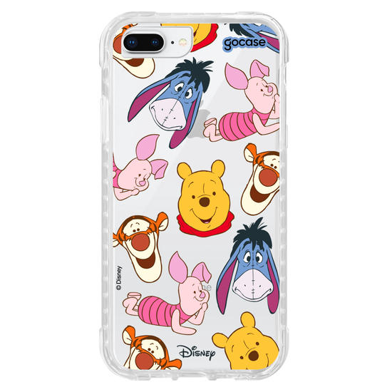 Capinha para celular Ursinho Pooh - Rostinhos Amigáveis
