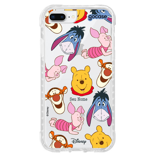 Capinha para celular Ursinho Pooh - Rostinhos Amigáveis