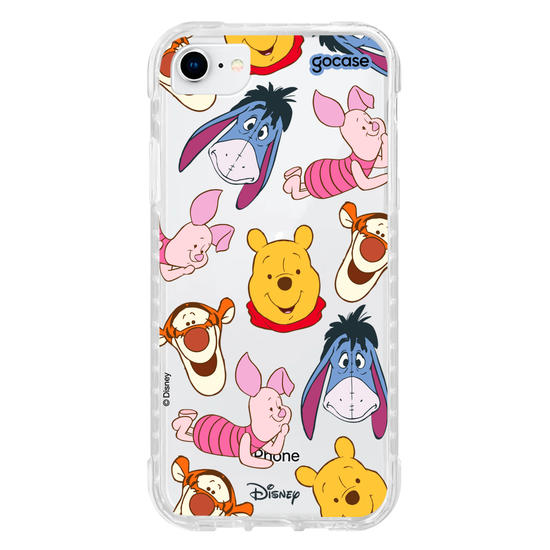 Capinha para celular Ursinho Pooh - Rostinhos Amigáveis