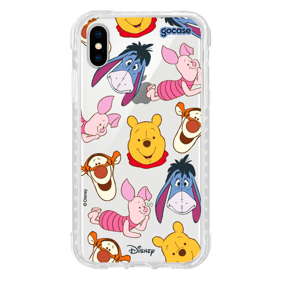 Capinha para celular Ursinho Pooh - Rostinhos Amigáveis
