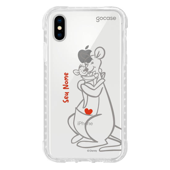 Capinha para celular Ursinho Pooh - Love You Mom!