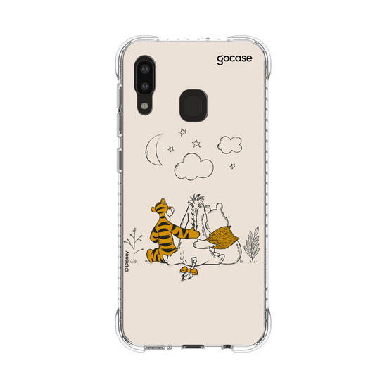 Capinha para celular Ursinho Pooh - Pooh e Amigos Line Art