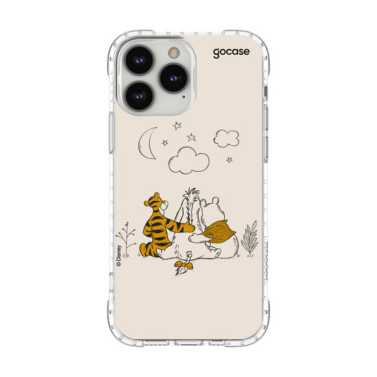 Capinha para celular Ursinho Pooh - Pooh e Amigos Line Art