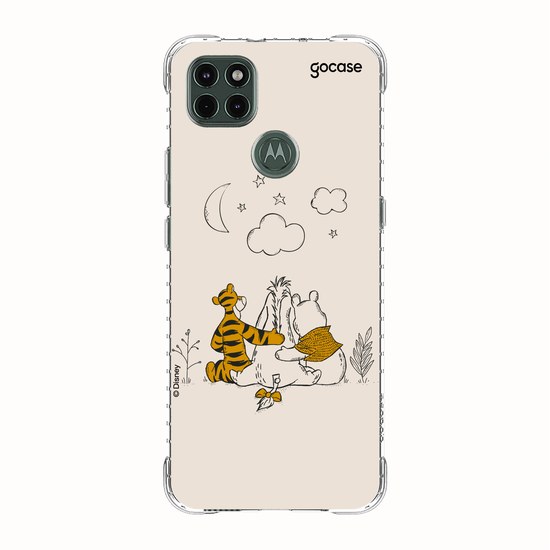 Capinha para celular Ursinho Pooh - Pooh e Amigos Line Art