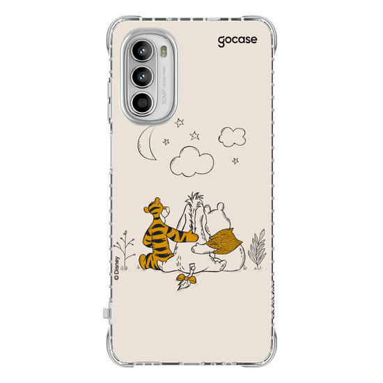 Capinha para celular Ursinho Pooh - Pooh e Amigos Line Art