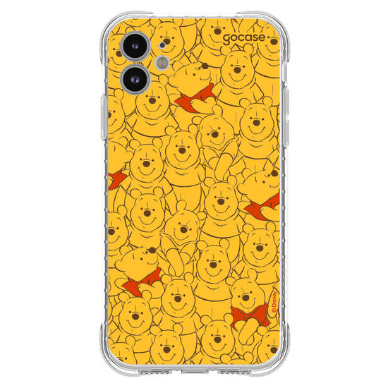 Capinha para celular Ursinho Pooh - Pooh Lineart Mix
