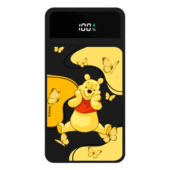 Carregador Portátil Turbo 10000mah Preto - Pooh Butterfly