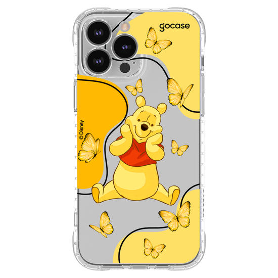 Capinha para celular Ursinho Pooh - Pooh Butterfly