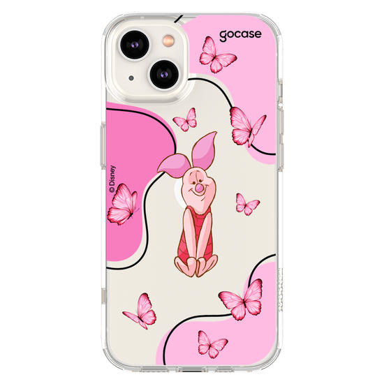 Capinha para celular Ursinho Pooh - Leitão Butterfly