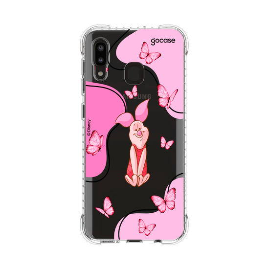 Capinha para celular Ursinho Pooh - Leitão Butterfly